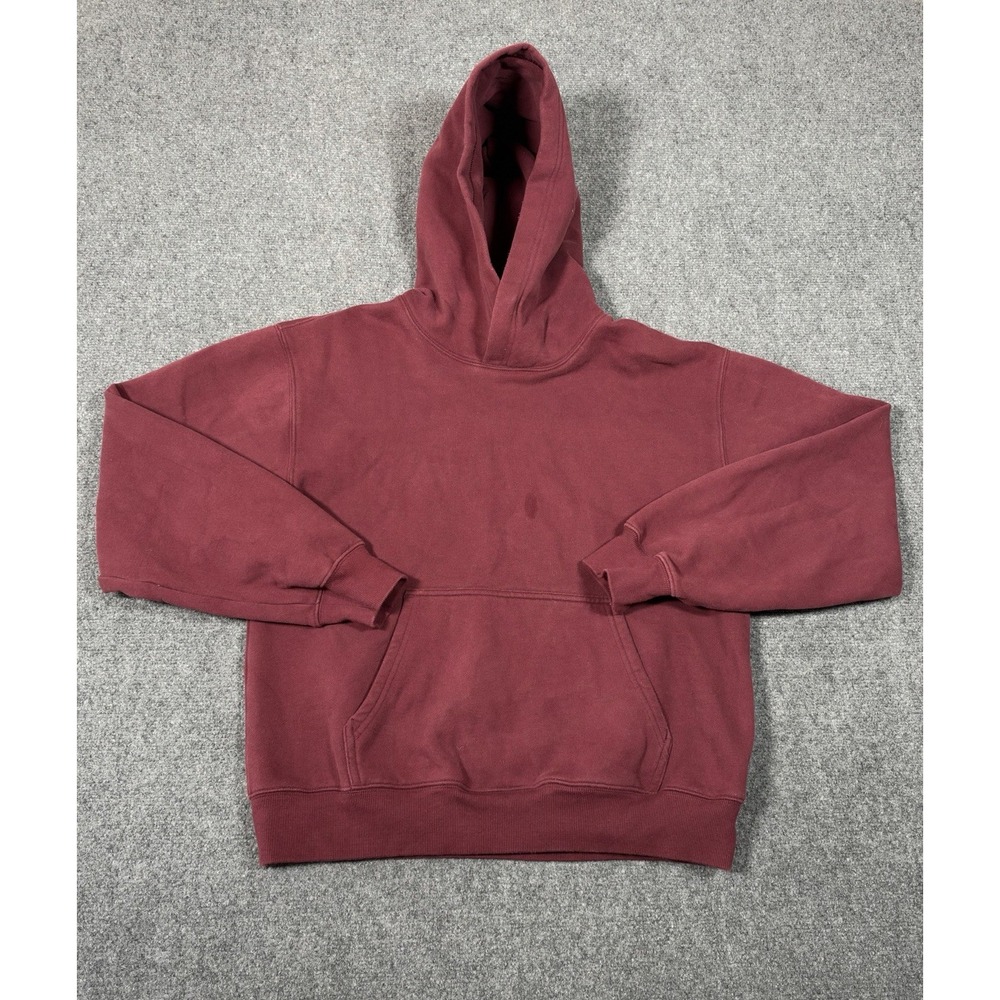 Aritzia Sweatfleece Perfect Fit Hoodie Women's Medium Burgundy Pullover